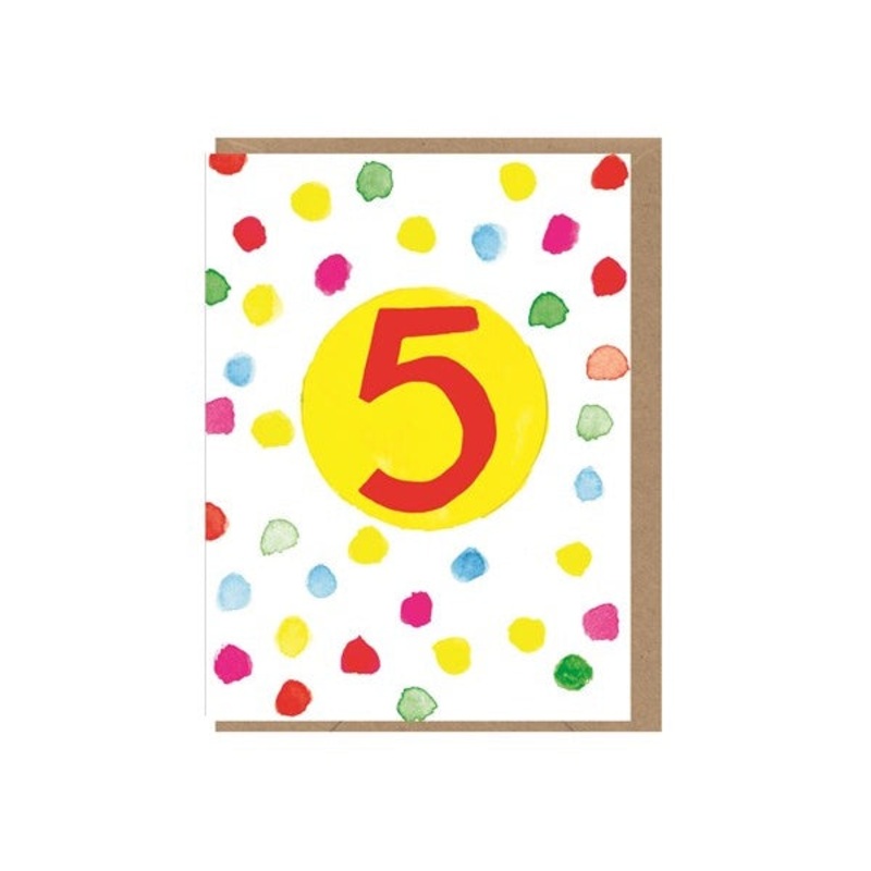 Age 5 Spots Card