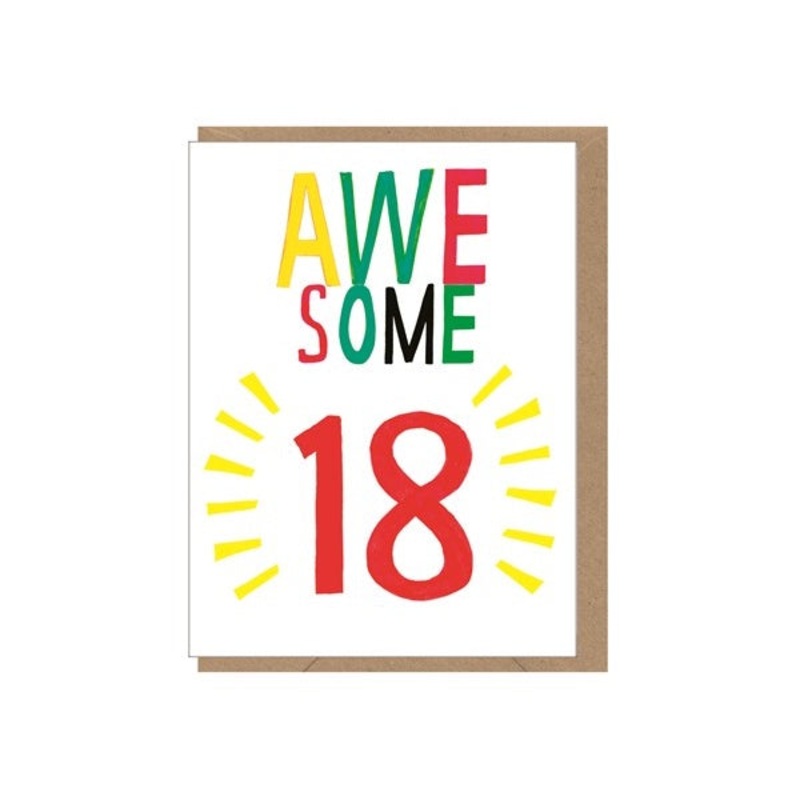 Awesome 18 Card