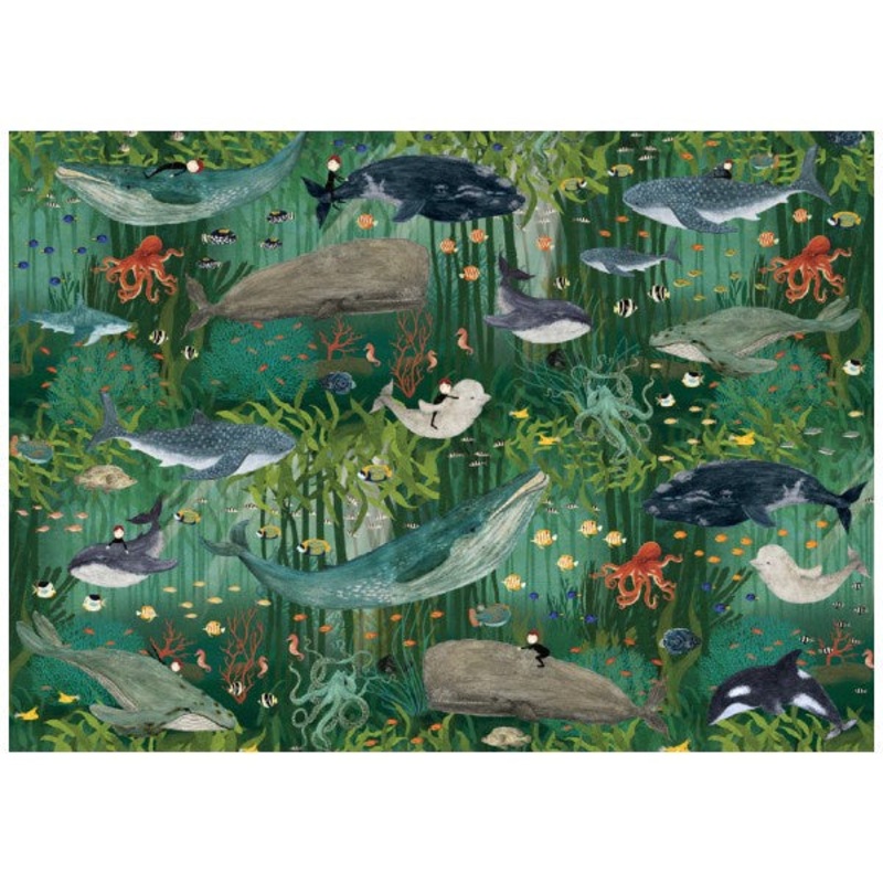 Whale Song Sheet Wrap