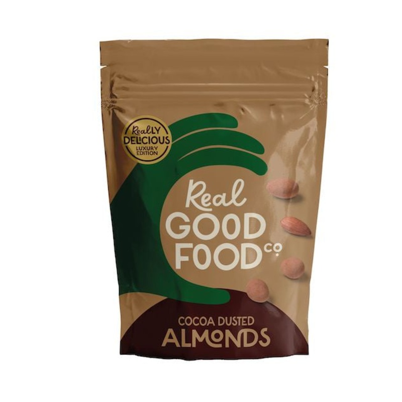 Cocoa Dusted Milk Chocolate Almonds 150g