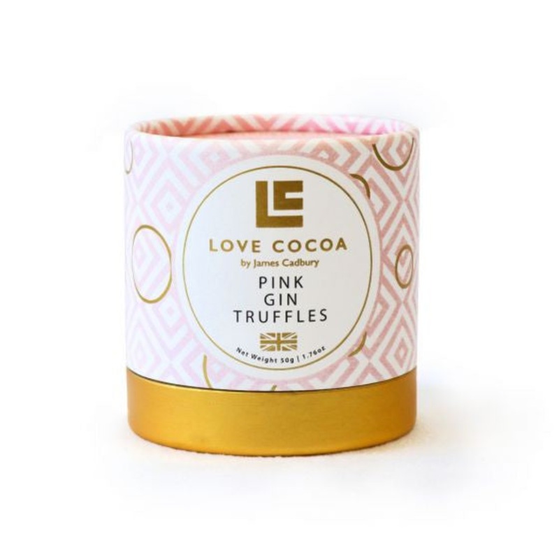 Love Cocoa Mini Pink Gin Truffles
