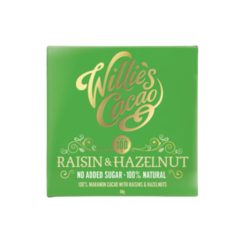100% Cacao with Raisin and Hazelnut