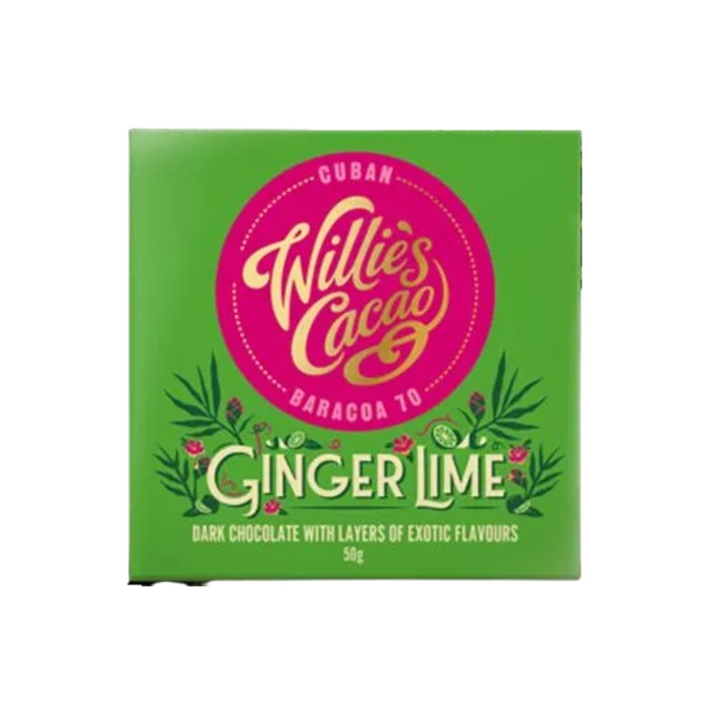 70% Dark Chocolate with Ginger and Lime