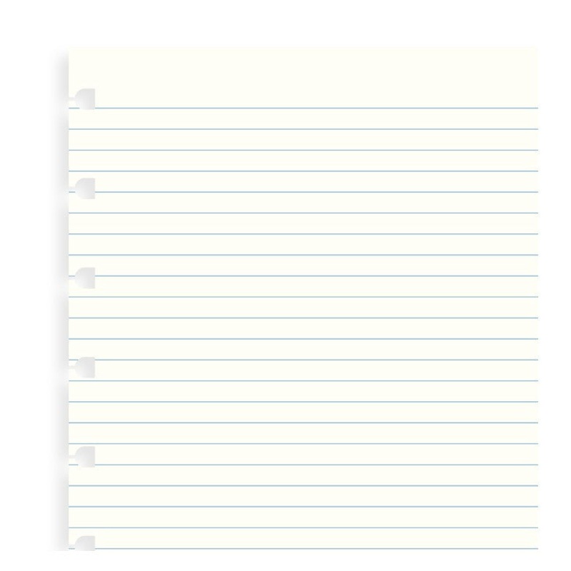 Filofax A5 White Ruled Paper Notebook Refill