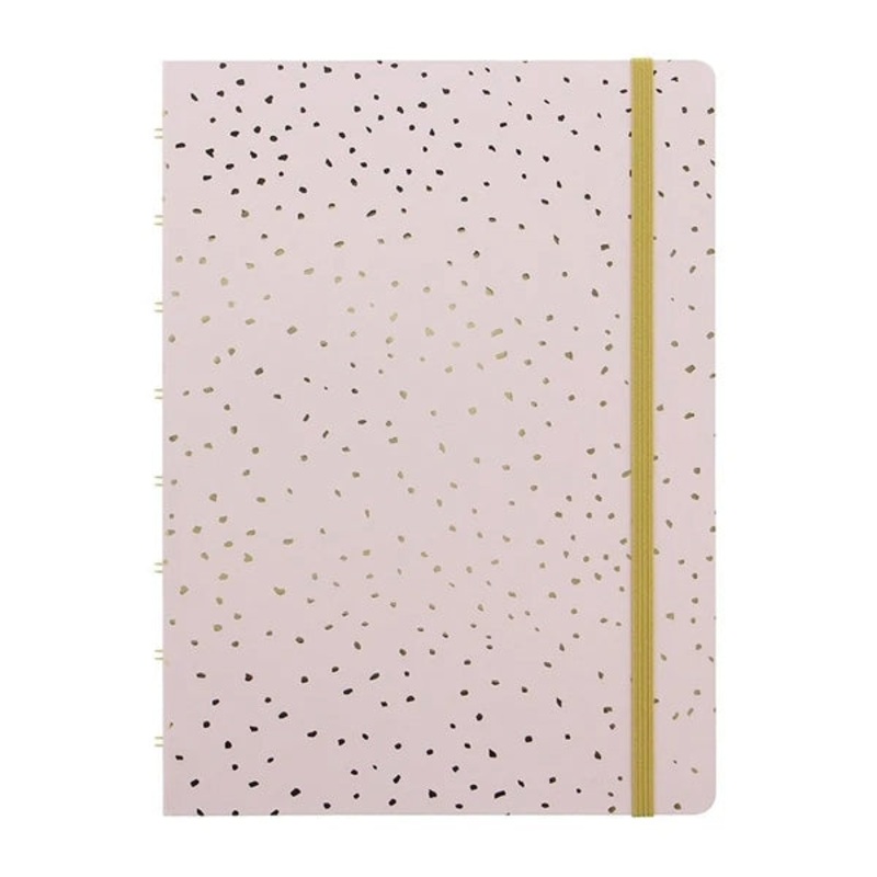 Filofax Confetti A5 Rose Quartz Refillable Notebook