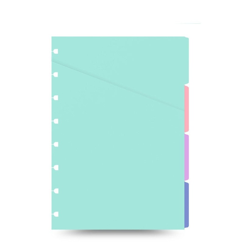 Filofax Pastel Coloured A5 Notebook Indices Refill