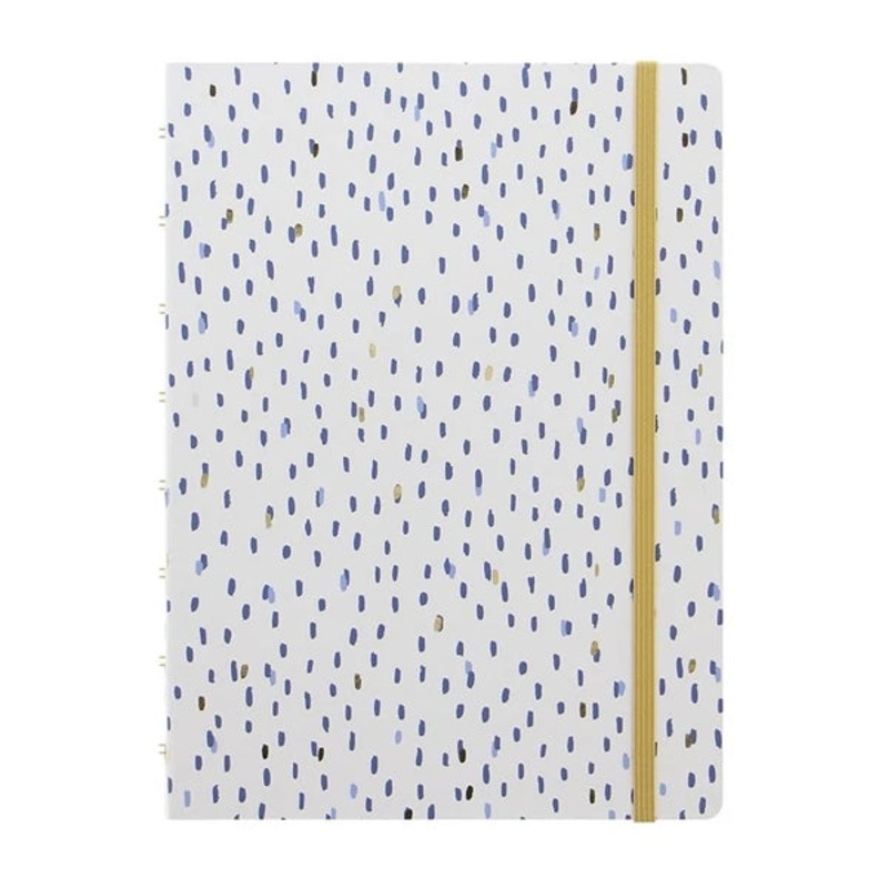 Filofax Patterns A5 Indigo Rain Refillable Notebook