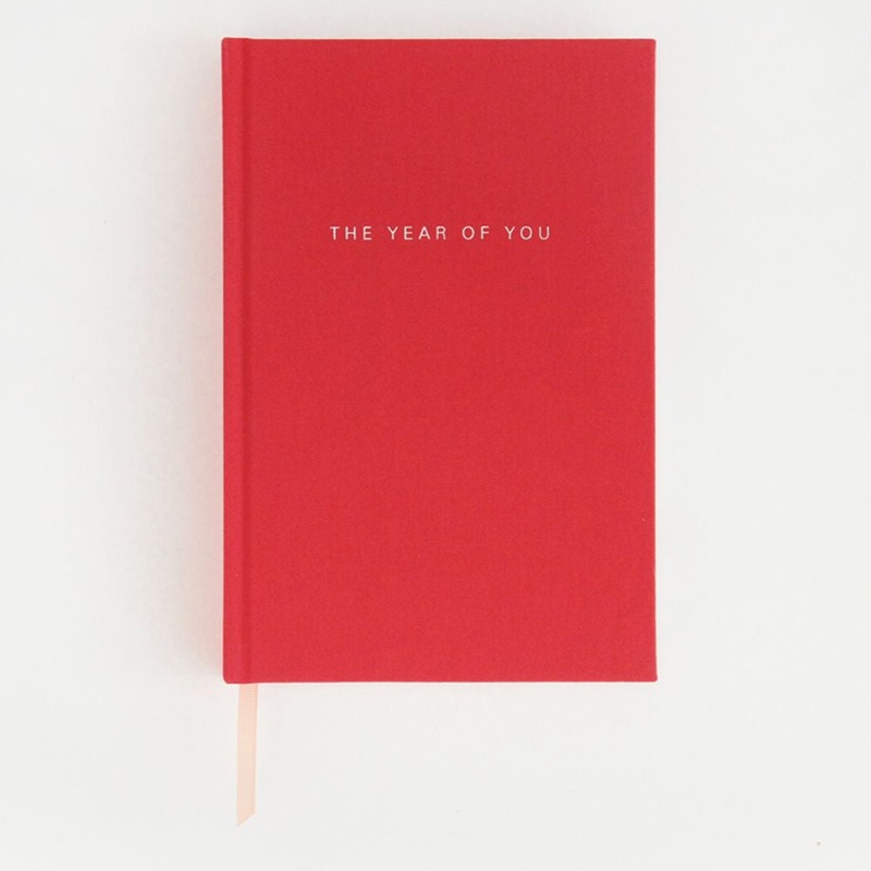 Year of You Red Daily Journal