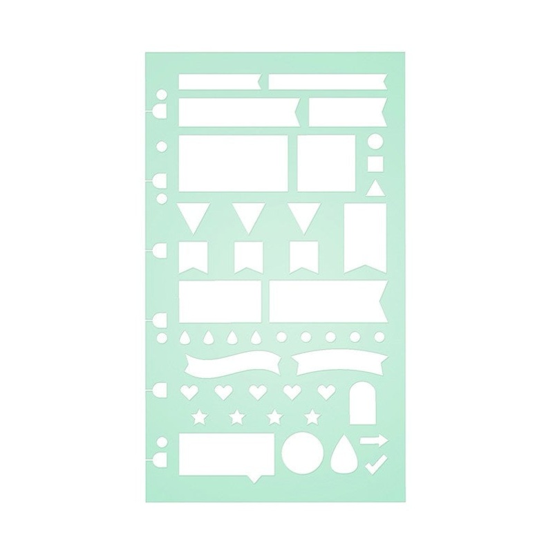 Filofax Personal Organiser Planning Stencil