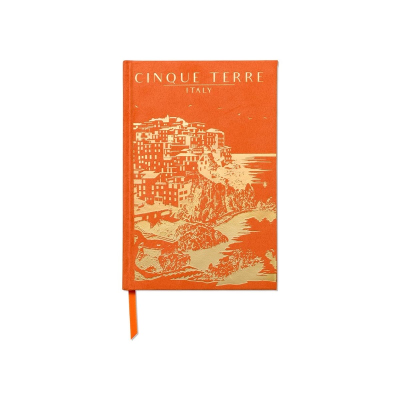 Cinque Terre Suede Hardback Journal