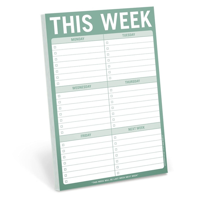 This Week Checklist Pad