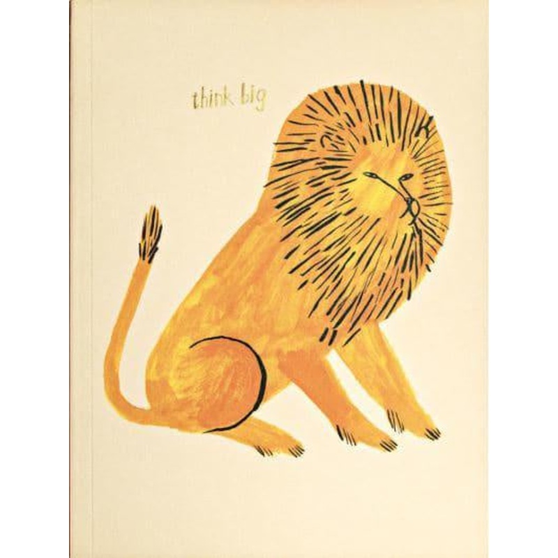 Big Cat Lion Green Journal