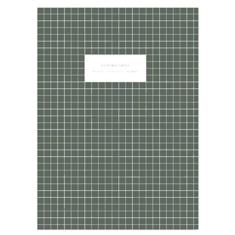 Check Notebook Green