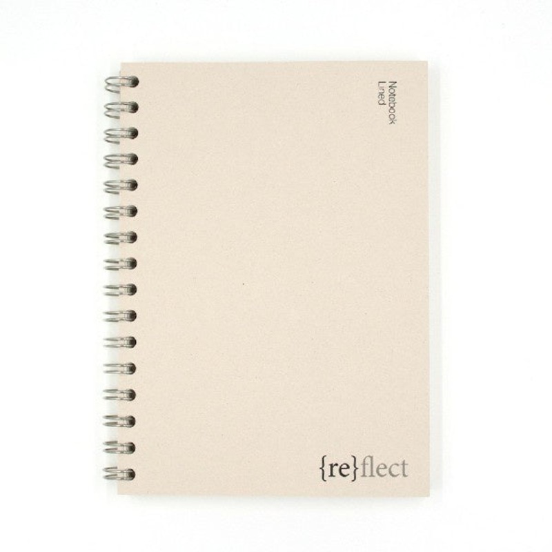 Organic Grape Residue Grande Lined Notebook