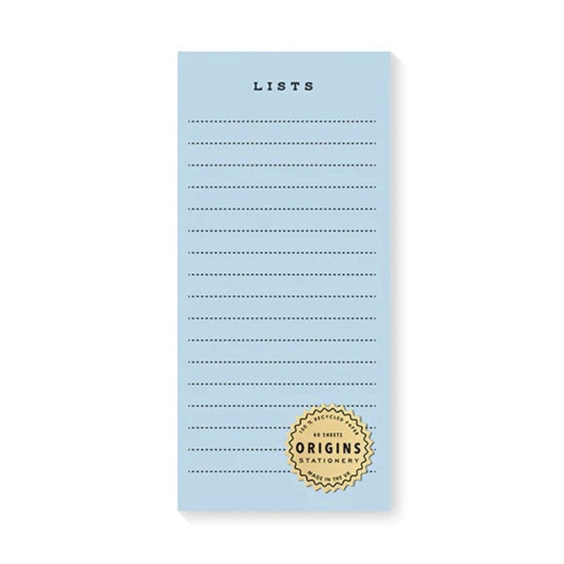 Origins Blue List Pad