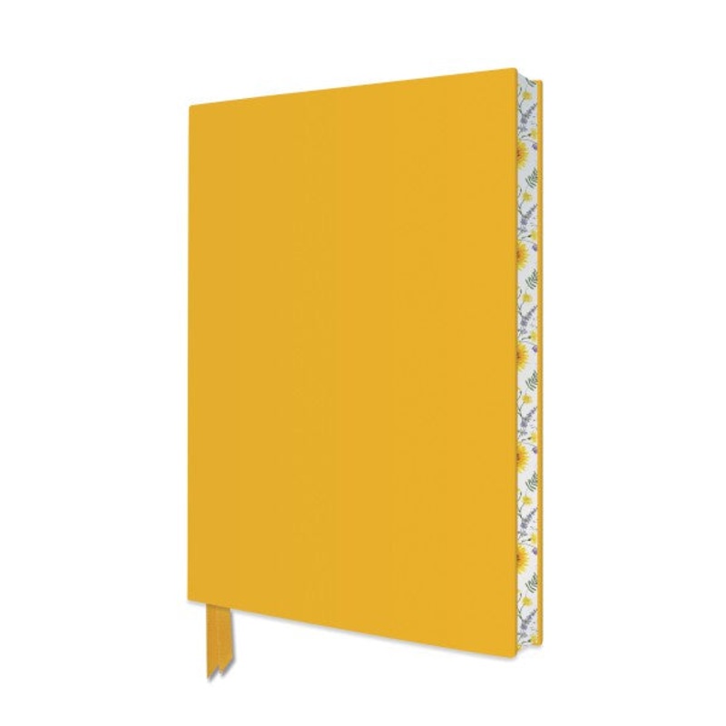 Sunny Yellow Artisan Notebook Lined