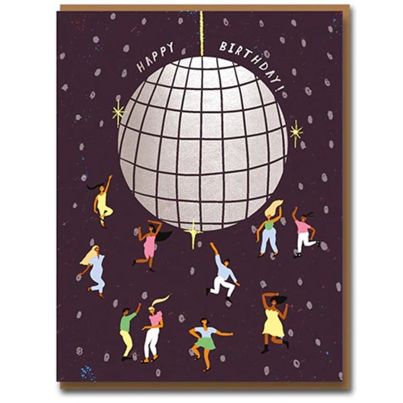 Disco Ball Birthday Card