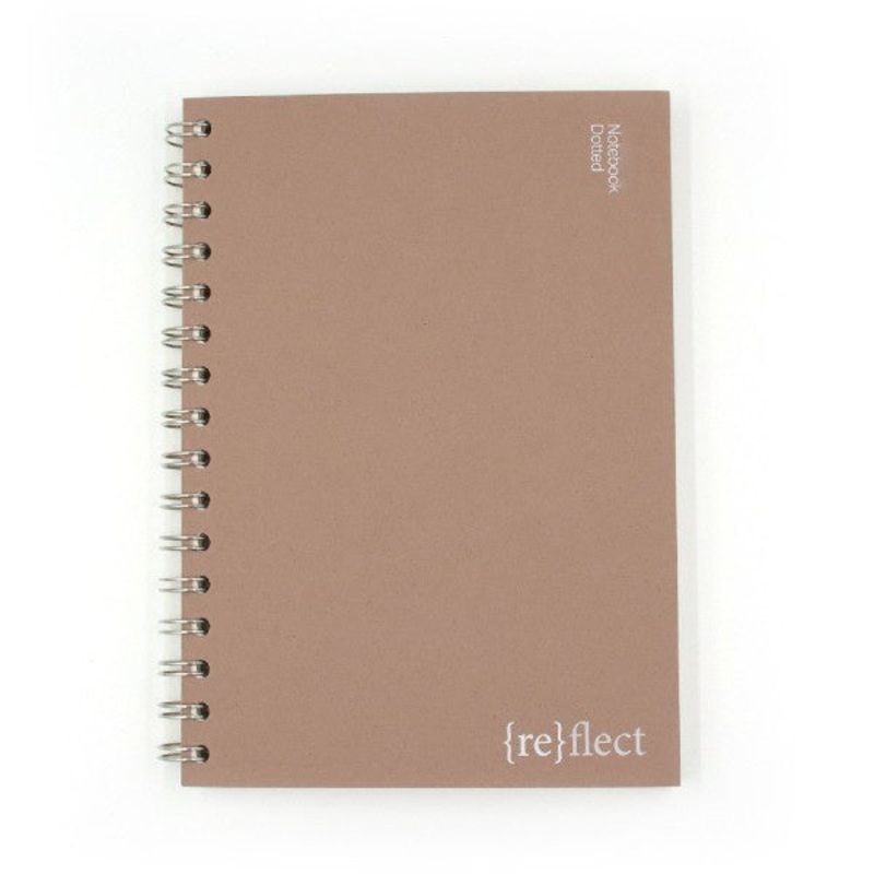 Organic Almond Residue Grande Dotted Notebook