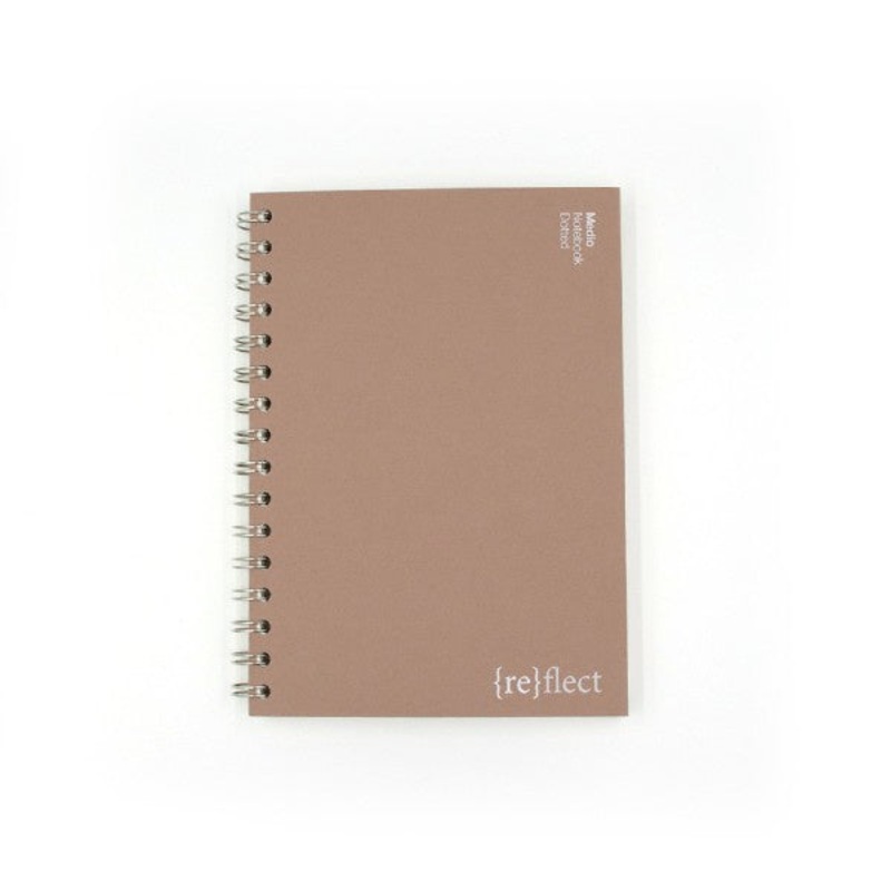 Organic Almond Residue Medio Dotted Notebook