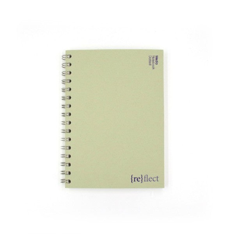 Organic Kiwi Residue Medio Dotted Notebook