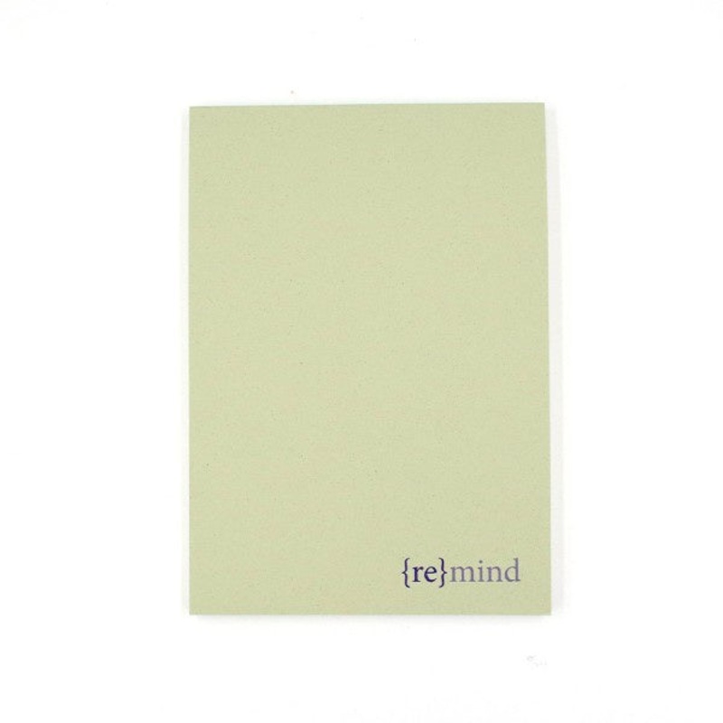Organic Kiwi Residue Medio Notepad