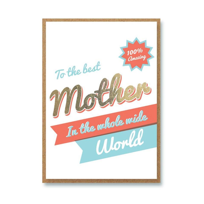 Best Mother in the Whole Wide World Card