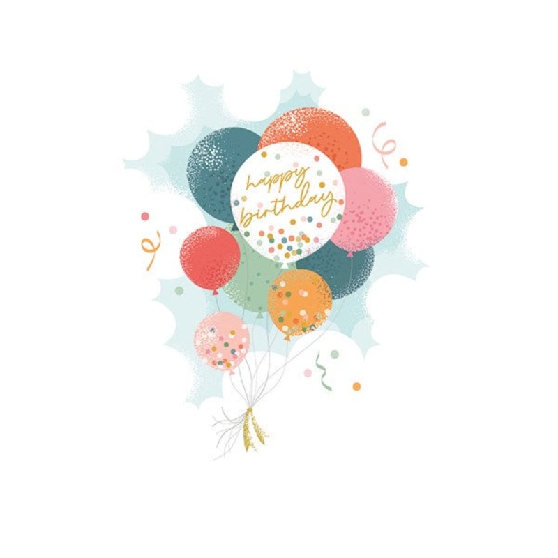 Birthday Balloons Card
