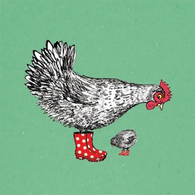 Boots Like Yours Mother's Day Card