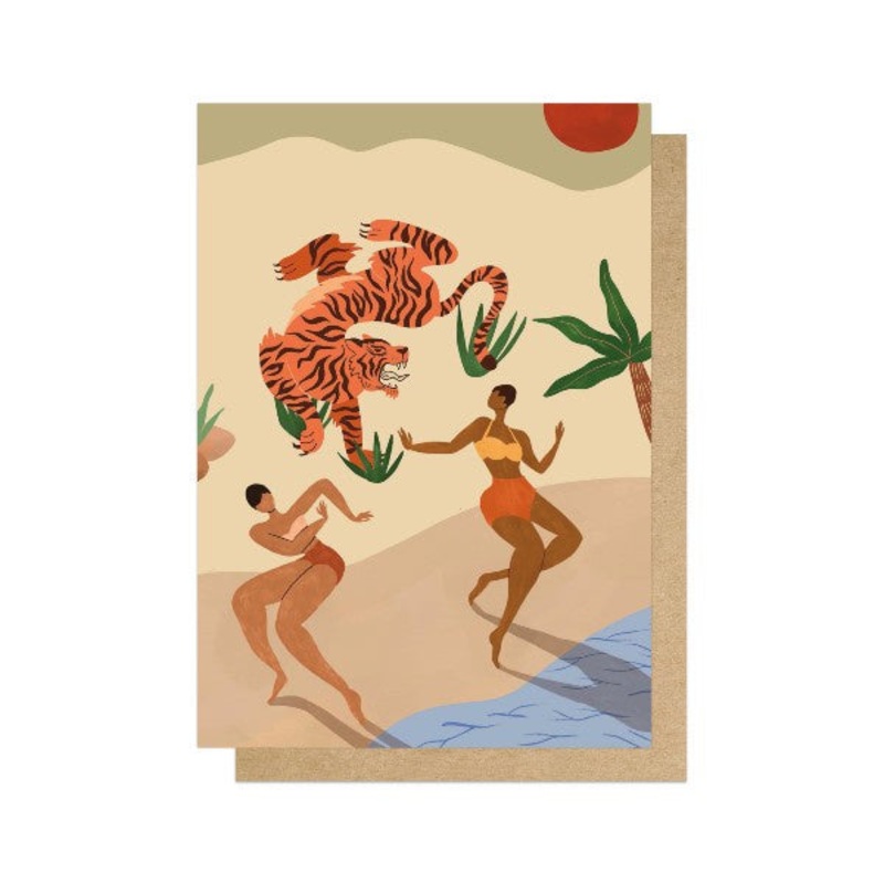 Dancing Tiger Card