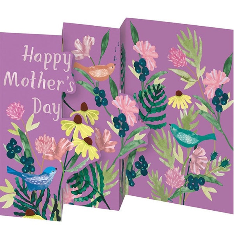 Fold Out Floral Mother's Day Card