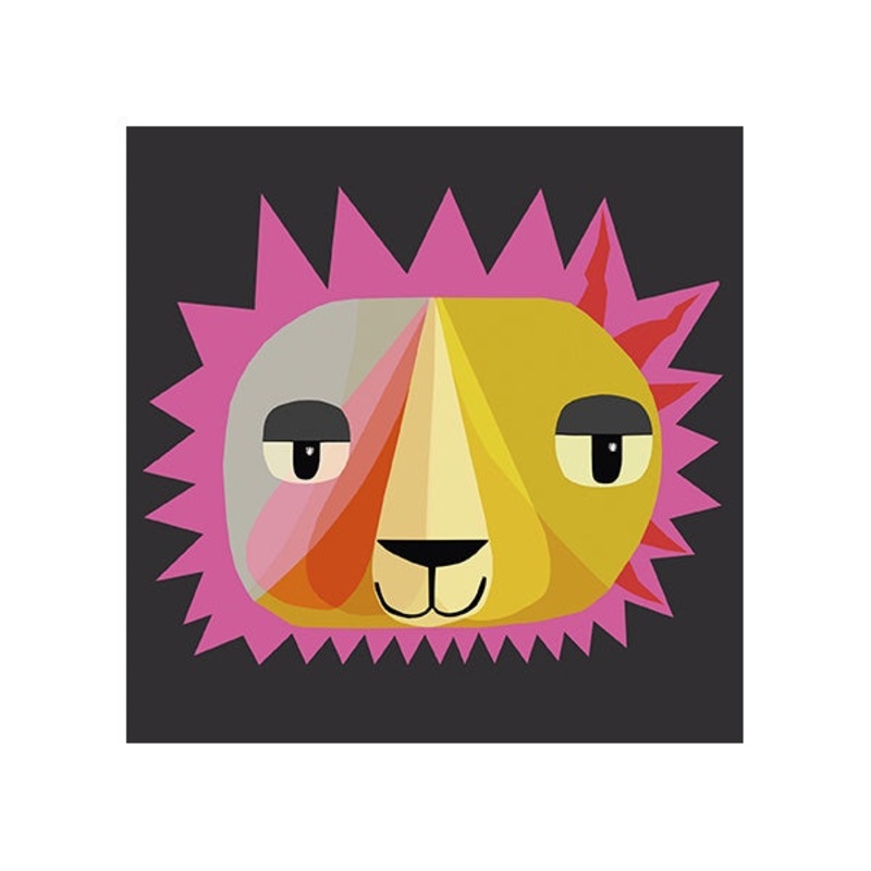 Sleepy Lion Card