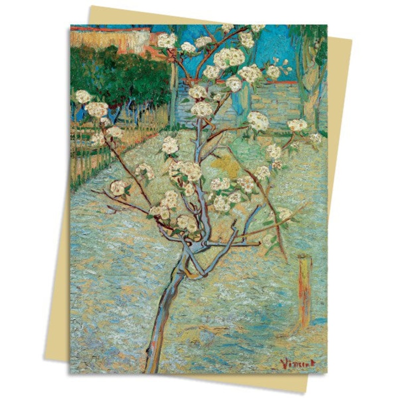 Van Gogh Small Pear Tree In Blossom Card