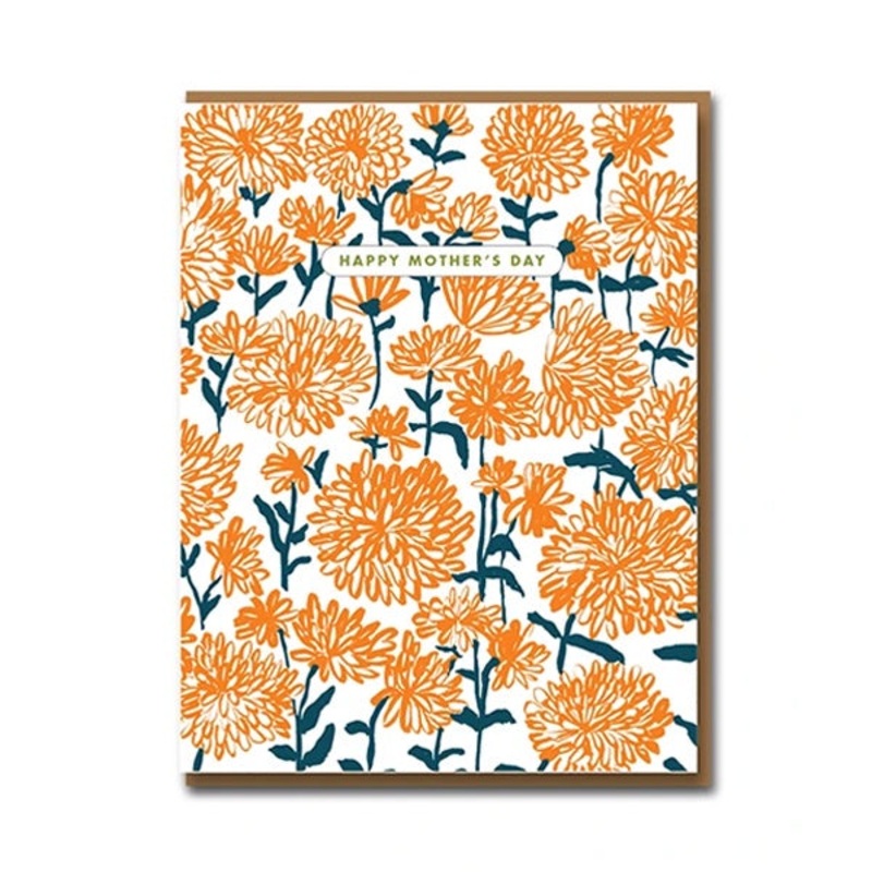 Dahlia Mothers Day Card