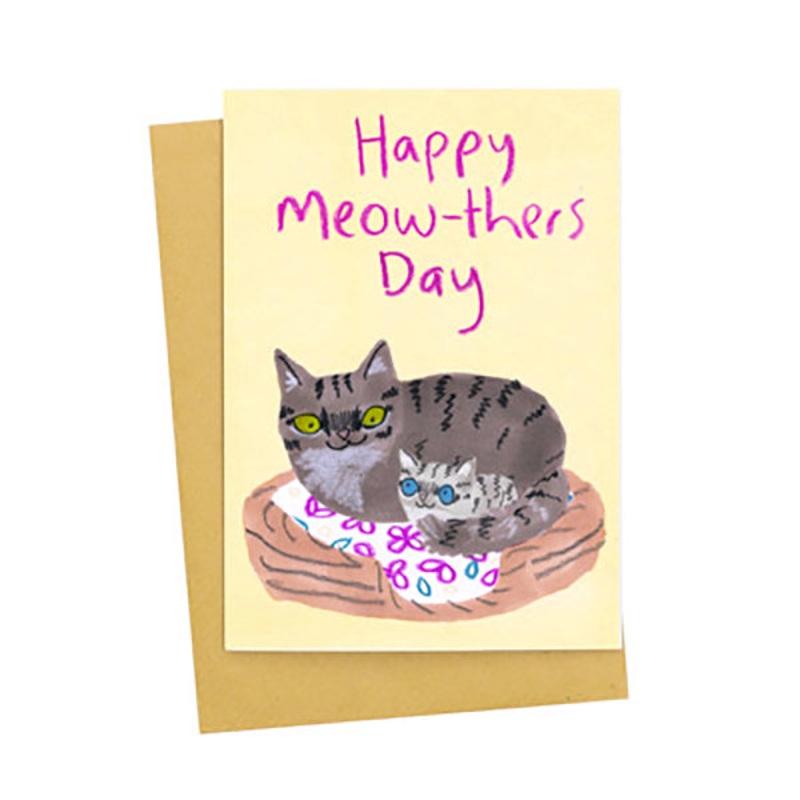 Happy Meow-thers Day Card