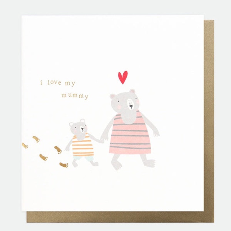 I Love My Mummy Bears Mothers Day Card