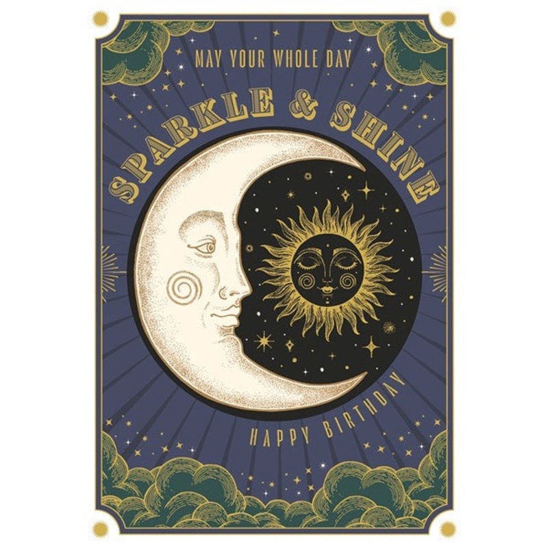 Sparkle And Shine Happy Birthday Card