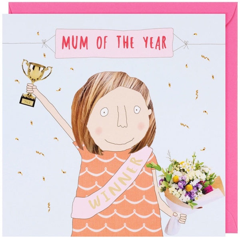 Mum Of The Year Card
