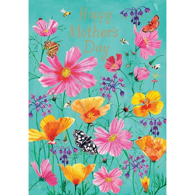 Poppy Field Mothers Day Card