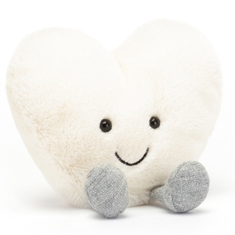 Amuseables Cream Heart Small