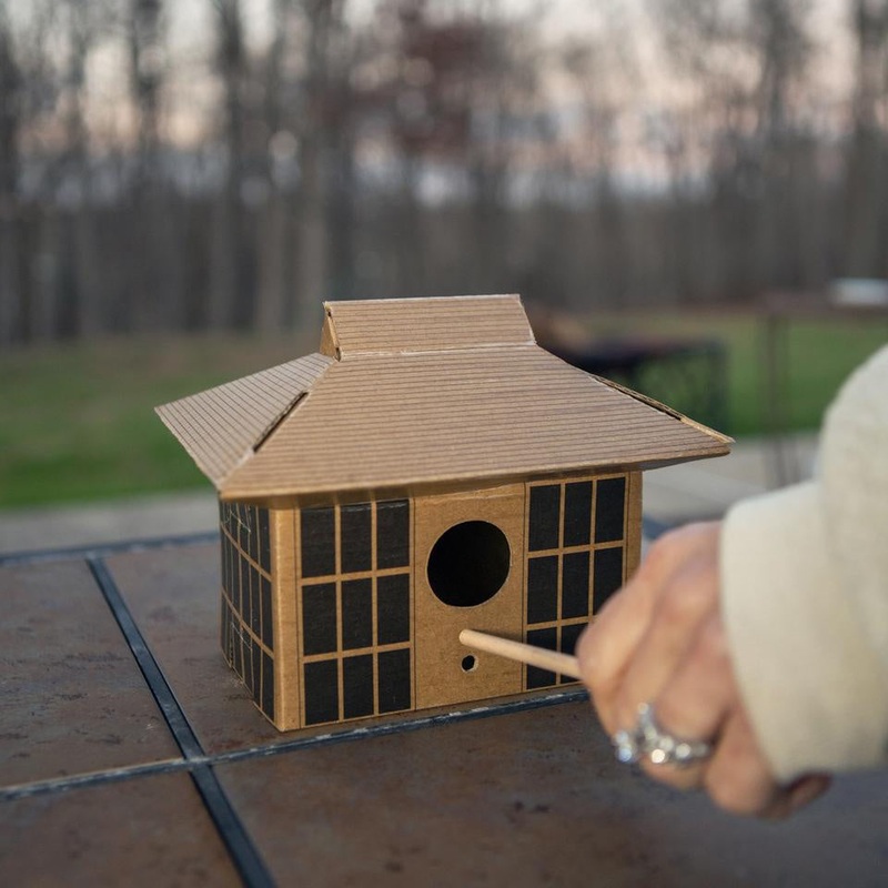 DIY Japanese Tea Bird House