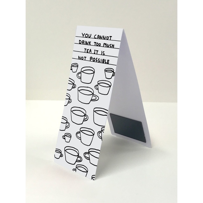 Too Much Tea Magnetic Bookmark