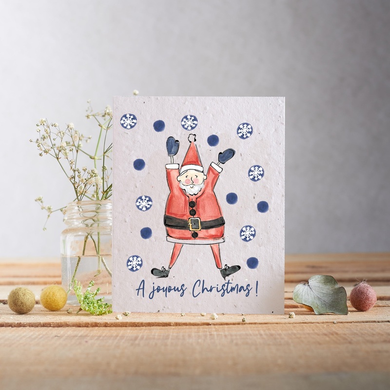 A Joyous Christmas Seed Card