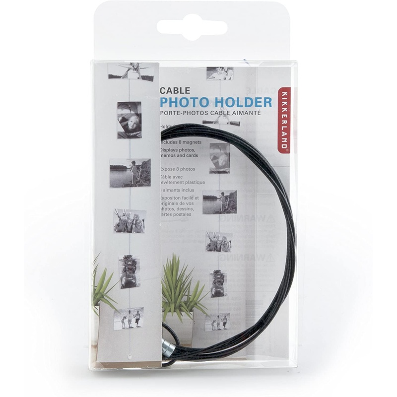Cable Photo Holder Black