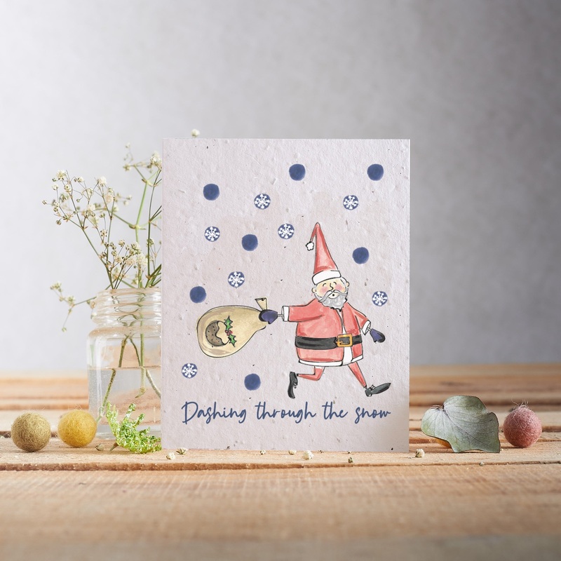 Dashing Through the Snow Seed Card