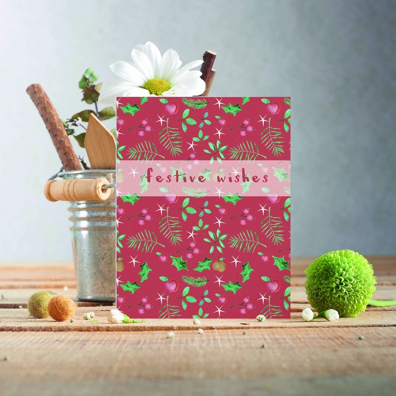 Festive Wishes Seed Card