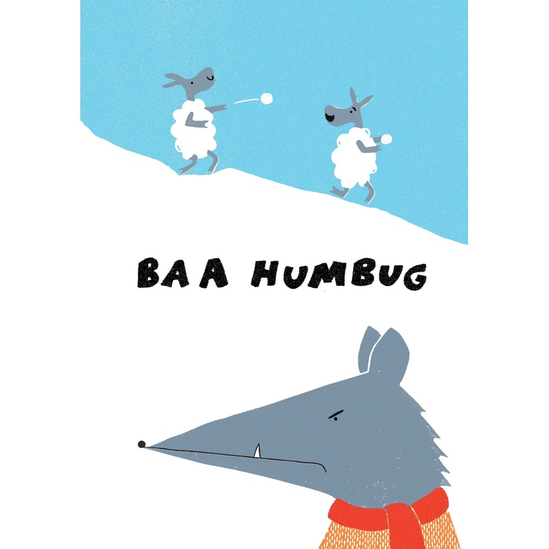 Morag Hood Baa Humbug Christmas Card