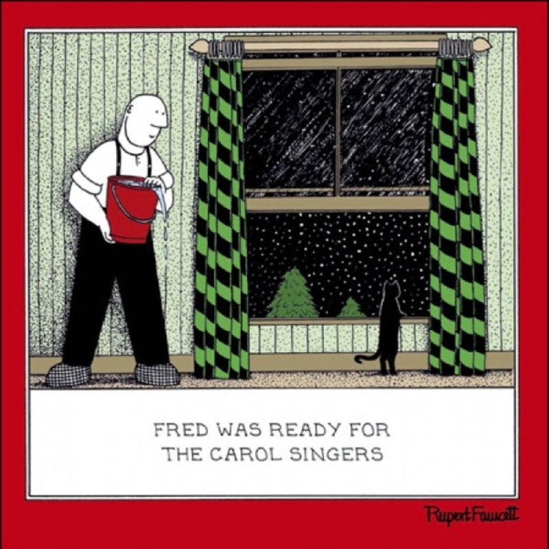 Carol Singers Christmas Card