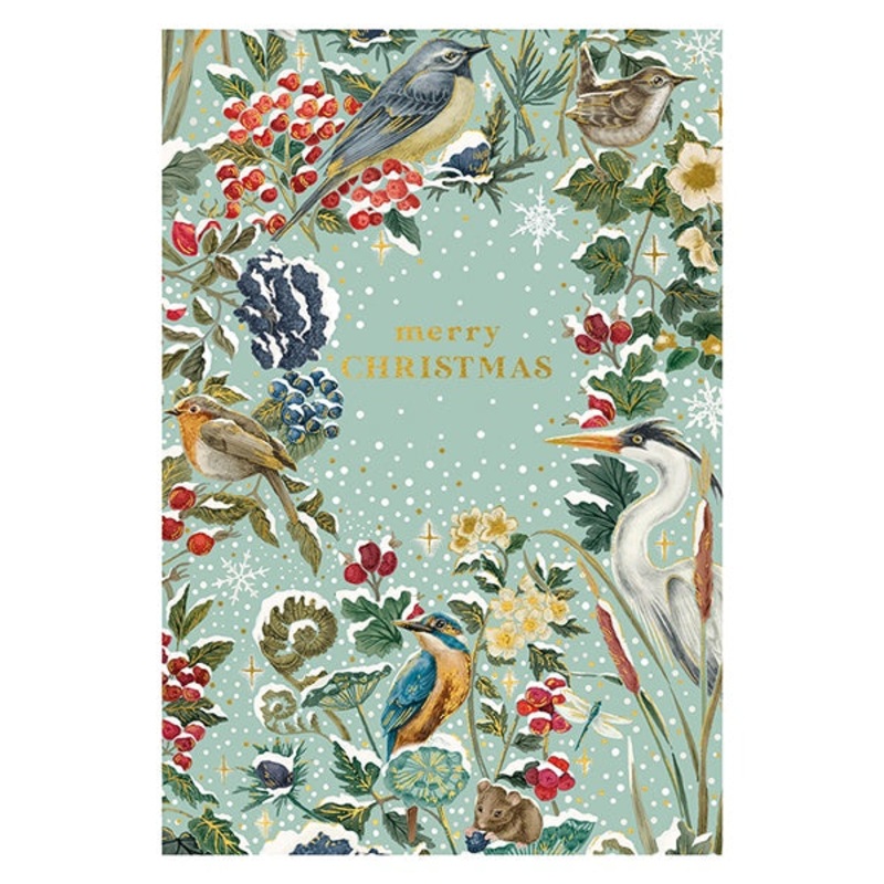 Merry Christmas Birds Card
