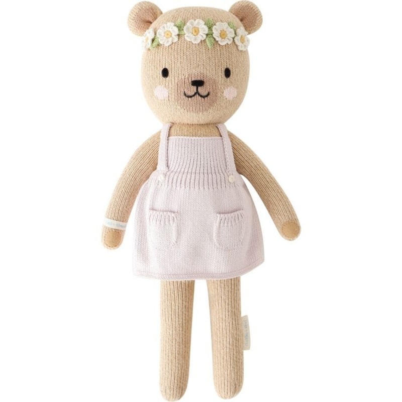 Regular 20" Olivia the Honey Bear Hand-Knit Doll