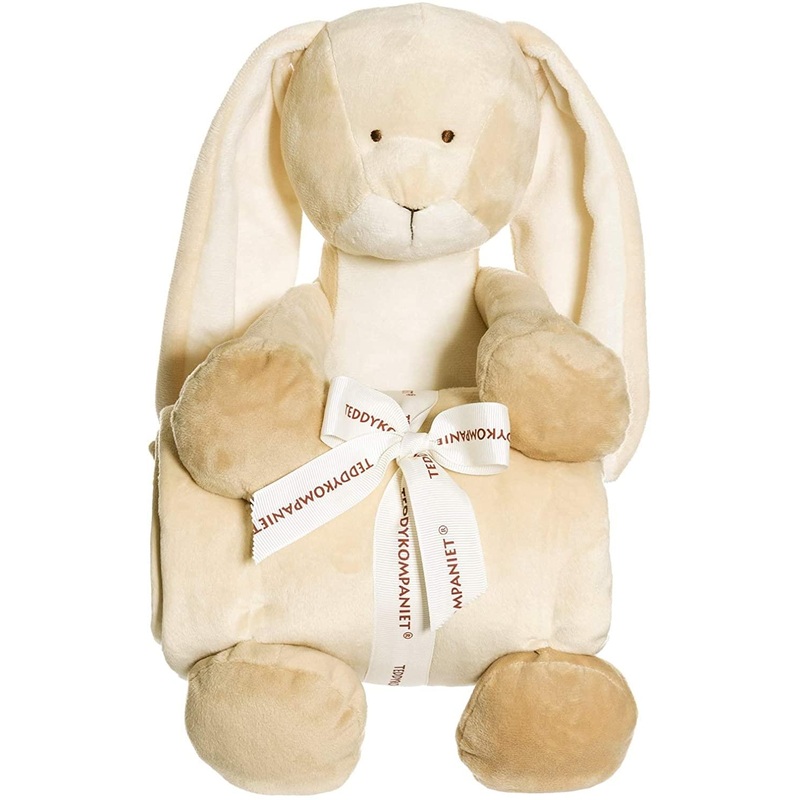 Teddykompaniet Diinglisar Collection 11 Inch Plush Bunny and Blanket Set